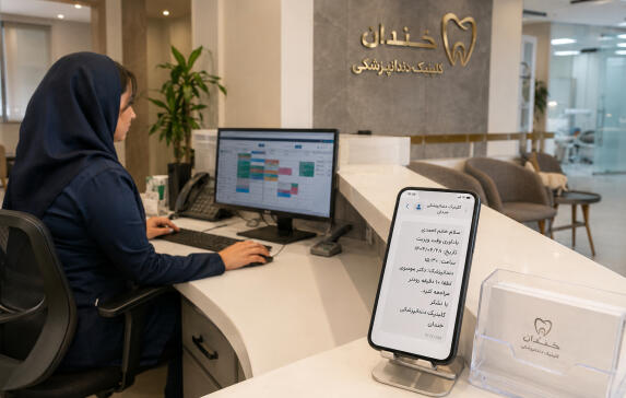 یادآوری خودکار نوبت دندانپزشکی و کاهش فراموشی نوبت