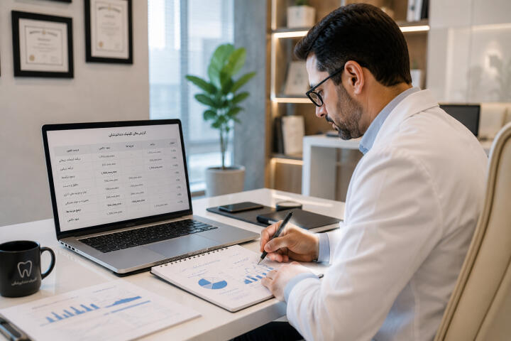 مدیریت مالی کلینیک دندانپزشکی